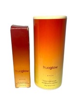 Avon True Glow Eau de Parfum Travel Spray &amp; Body Powder Set Of 2 New In Box READ - £11.20 GBP