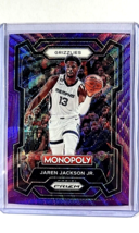 2023 2023-24 Panini Prizm Monopoly Purple Wave #43 Jaren Jackson Jr. Grizzlies - £1.86 GBP