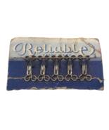 Antique Reliable Sewing Notions Hook &amp; Eye Closures Metal on Package Adv... - $18.55