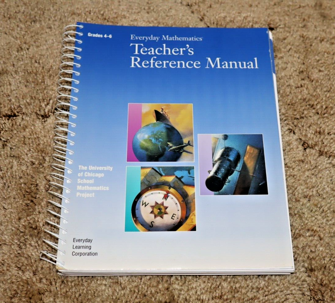Everyday Mathematics Teacher&#39;s Reference Manual Grades 4-6 - $19.75