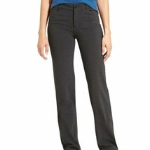 Athleta Womens 28in Waist Ponte Straight Leg Pants Leggings Black Grey  - £34.76 GBP