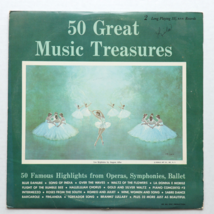 50 Great Music Treasures Famous Highlights From Operas, Symphonies, Ballet 2-LP - £16.88 GBP