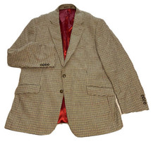 Joseph Turner Tweed Blazer Mens 44R Wool Dales Houndstooth/Surgeon Cuff ... - £92.42 GBP