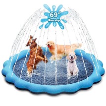 Splash Pad For Dogs, 69In Non-Slip Splash Pad For Kids 0.55Mm Thickened ... - $32.29