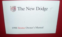 1998 Dodge Stratus Owner's Manual Great Condition - $14.54