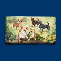 Wallet CHIHUAHUA Dog Breed Tri-fold Wallet Checkbook...Reduced Price - £10.21 GBP