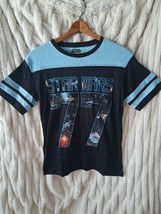 Star Wars 77 Men&#39;s T-shirt  Size Small Blue Black Short Sleeve✨ - £7.91 GBP