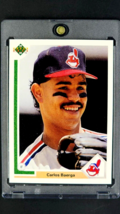 1991 UD Upper Deck #125 Carlos Baerga Cleveland Indians Baseball Card - £1.19 GBP