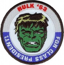 Marvel Comics The Incredible Hulk For Class President Embroidered Patch, NEW - £6.16 GBP