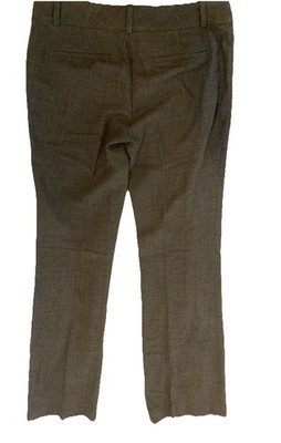 Ann Taylor Loft Gray Pants Flat Front Wide Leg Size 2L Item image 2