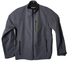 Walls Men M Enduro Zone Zipped Pockets Grey/Black Full Zip Outdoor Jacke... - $51.23