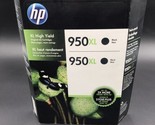 Original HP 950XL High Yield Black Ink Cartridges Exp 1/2108 - £23.96 GBP