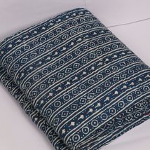 INDACORIFY Indigo Handmade Cotton Kantha Quilts Blanket Bohemian Bedding Bedspre - £63.92 GBP