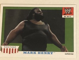 Mark Henry WWE Heritage Topps Trading Card 2008 #33 - £1.55 GBP