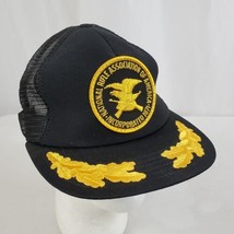 Vintage NRA National Rifle Association Trucker Hat Cap Snapback Scrambled Egg - $17.99