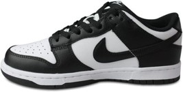 Nike Womens Dunk Low Retro Basketball Sneakers, 11.5, White/White/Black - £115.36 GBP