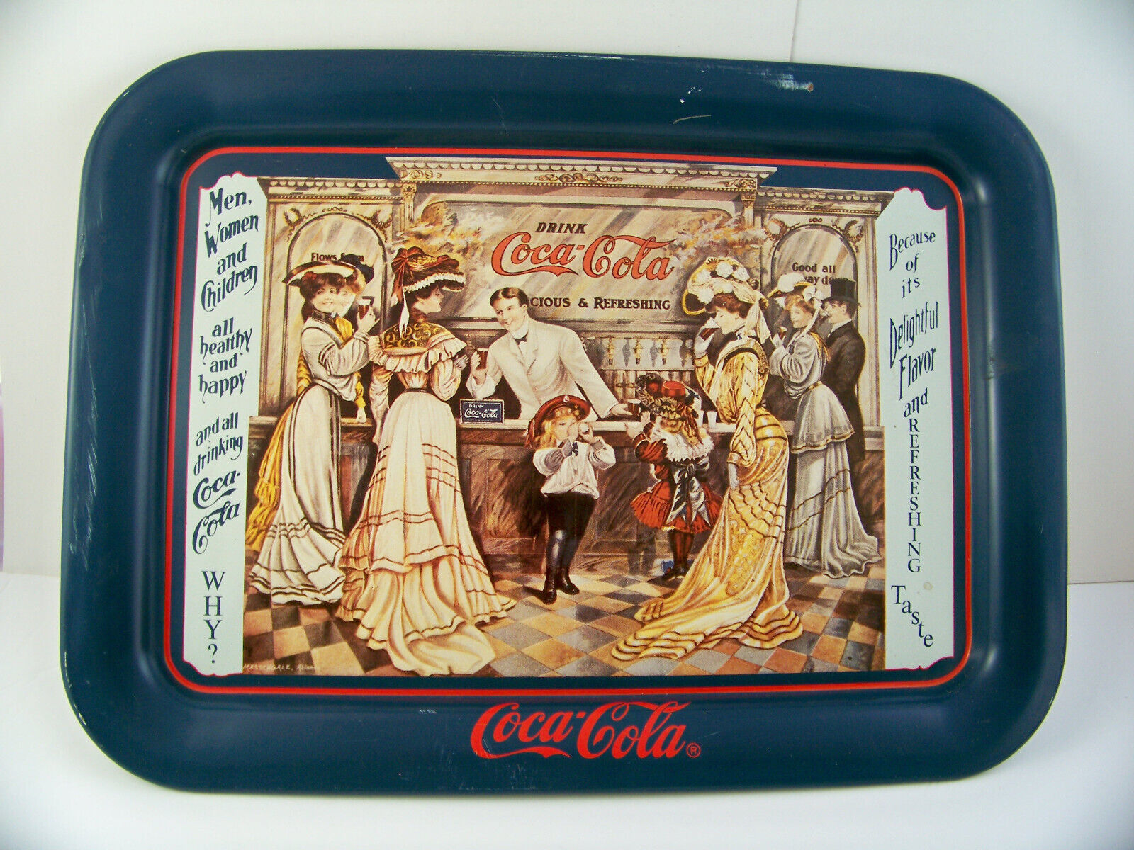 Vintage Original Art 1904 Coca Cola Advertising Serving Tray - $39.00