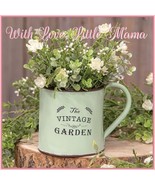 &quot;the Vintage Garden&quot; Mug {green} - £19.90 GBP