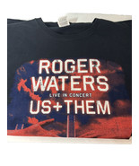 Roger Waters 2017 Us + Them Tour T Shirt Black Mens Large Concert Pink F... - £9.01 GBP