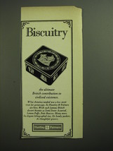 1970 Huntley &amp; Palmers Biscuits Ad - Biscuitry ultimate British contribution  - £14.85 GBP