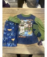 Boys Toy Story Buzz Lightyear Pajama Set with Cozy Socks Blue Size XS. N... - $357.32 MXN