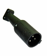 Club Car Round Golf Cart Charger Plug 48V Powerdrive 3 pin Connector NEW - $262.89 MXN