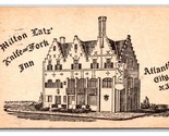 Milton Latz Knife-Fork Inn Restaunt Atlantic City  NJ Linen Postcard V11 - £2.30 GBP