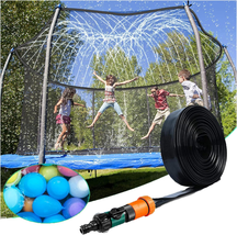 Trampoline Sprinkler 12Ft 14Ft round Trampoline Accessories Fun Summer Outdoor B - £15.73 GBP