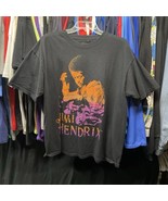 Jimi Hendrix Adult Band Tee XL Black T Shirt Pre Owned Cotton Authentic ... - $24.54 CAD