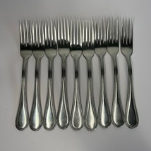 TOWLE 18/8 Stainless Germany Beaded Dinner Forks-Set of 9-8 inches-Repla... - $107.53