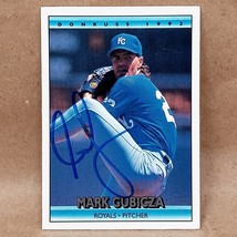 1992 Donruss #282 Mark Gubicza SIGNED Card Kansas City Royals Autograph - $2.49