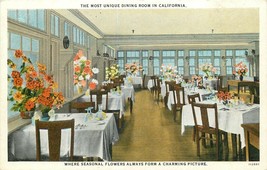 DB Postcard CA L291 Santa Maria Inn Coast Highway Interior Seasonal Flowers - £5.73 GBP