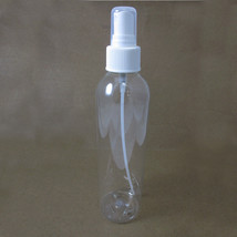 1 Pc 8 Oz Clear Spray Bottle Plastic Mist With Cap Cover Empty Refillable - £12.02 GBP