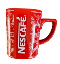 Vintage Nescafe Red Christmas Mug with Collectible Ceramic Design Christ... - €10,41 EUR