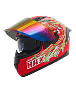 HAX Obsidian Full Face Dual Visor Adult Motorcycle Helmet for Motorbike ... - $513.20 CAD