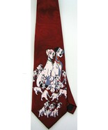 101 Dalmatians Disney Dog Puppy Pongo Perdita 99 Puppies RED Necktie - $19.99