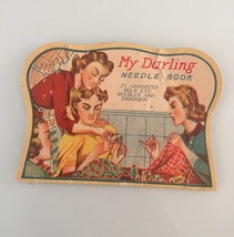 Vintage 40s Rare "My Darling" needle book