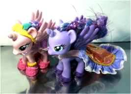 2010 Hasbro My Little Pony Toys  Pink &amp; Purple Unicorn - £9.83 GBP