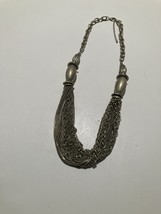 dramatic multi strand necklace approximately 33 inch - $24.99