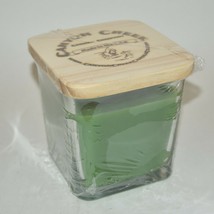 New Canyon Creek Candle Company 14oz Cube Jar Apple Orchard Pear'adise Handmade! - $32.94