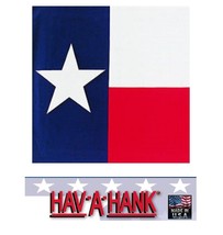Usa Made Texas Bandana State Flag Lone Star Bandanna Scarf Scarve Head Wrap - £7.16 GBP