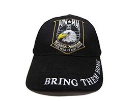 Infinity Superstore War Is Not Over Pow MIA Eagle Bring them Home Embroidered Ca - £9.28 GBP
