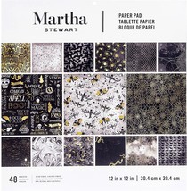 Martha Stewart  12X12 Halloween Paper Pad - £11.76 GBP