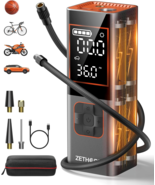 Zethors Tire Inflator Portable Air Compressor 10400mAh Electric Pump for... - £71.93 GBP