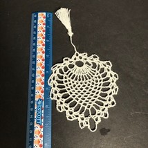 3 Vintage cotton crochet Christmas ornaments - $16.95