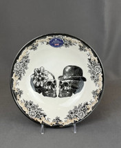 Royal Stafford Set Of 4 Victorian English Pottery Salad/Soup Bowls Skull... - $74.99