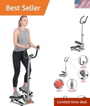 Advanced Cardio Climber Step Machine with Adjustable Height and App Support - $109.49