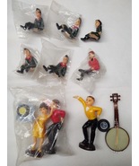 Vintage 1950&#39;s Cake Decorations or Doll House Figurines 11 pc Dance Party - £19.63 GBP