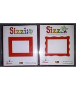 Set of 2 Sizzix Die-cutters 38-0166 Frame Jelly &amp; 38-0163 Frame Rectangle - $420.50 MXN
