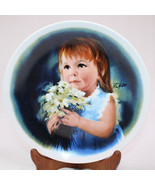 Vintage Collectors Plate Donald Zolan 1981 For You 8.5&quot; Viletta Fine Chi... - $11.51